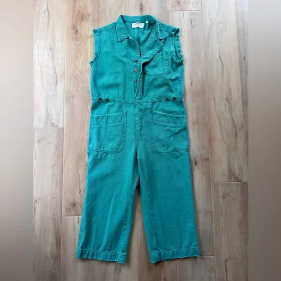 One Teaspoon Emerald Safari Camp Overalls Size Extra Small - Picture 6 of 15
